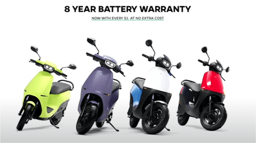 Ola Introduces S1X with 190 km range, price starting at Rs 69,999