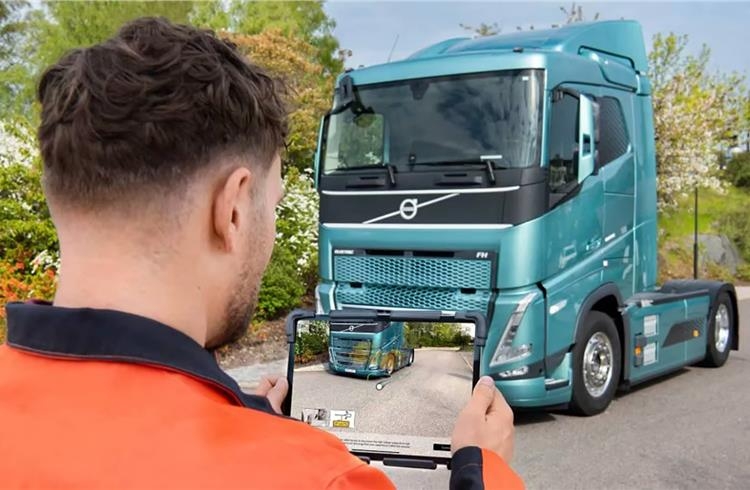 Volvo Group has launched an Augmented Reality safety application for electric trucks.