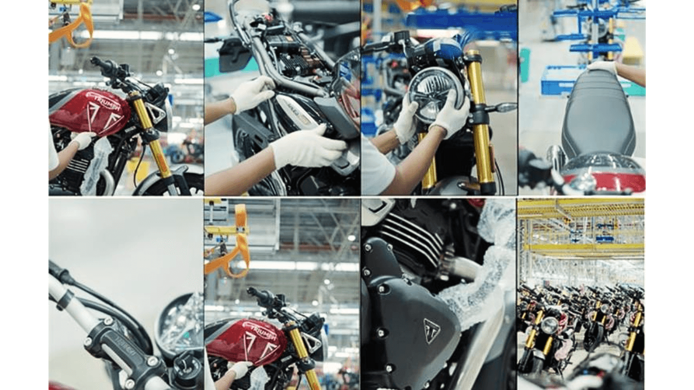 Triumph Speed 400 बाइक का पहला लॉट चाकन प्लांट से भेजा गया