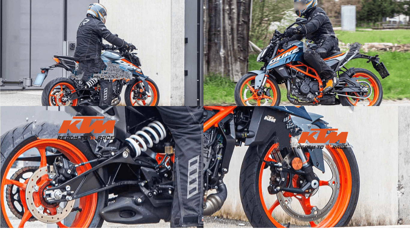 नई KTM Duke 390 पर एक झलक - डिस्प्ले पर LED लाइट्स और अलॉय व्हील्स 