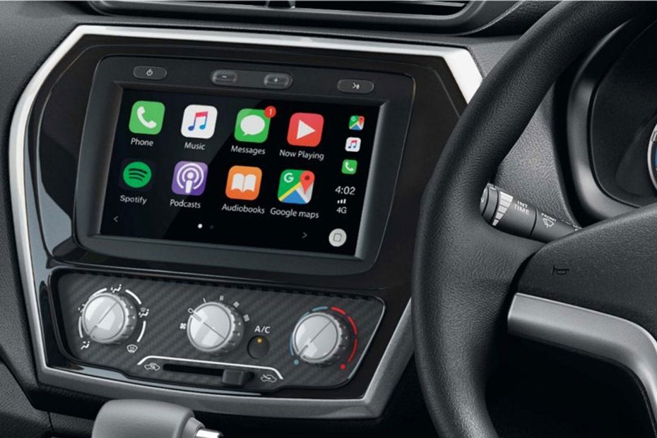 Datsun GO Infotainment System Main Menu