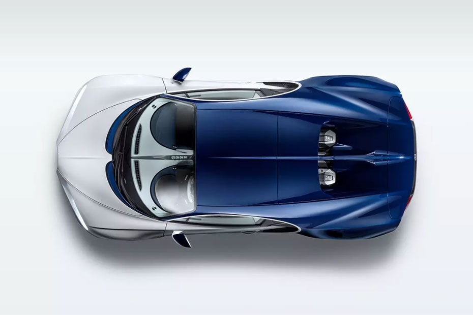 Bugatti Chiron Top View