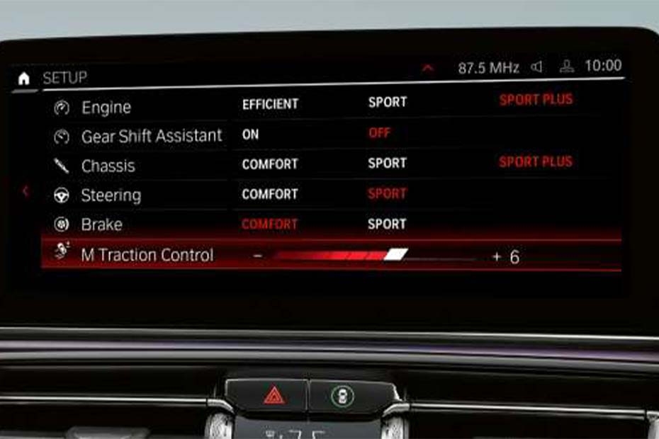 BMW M8 Infotainment System