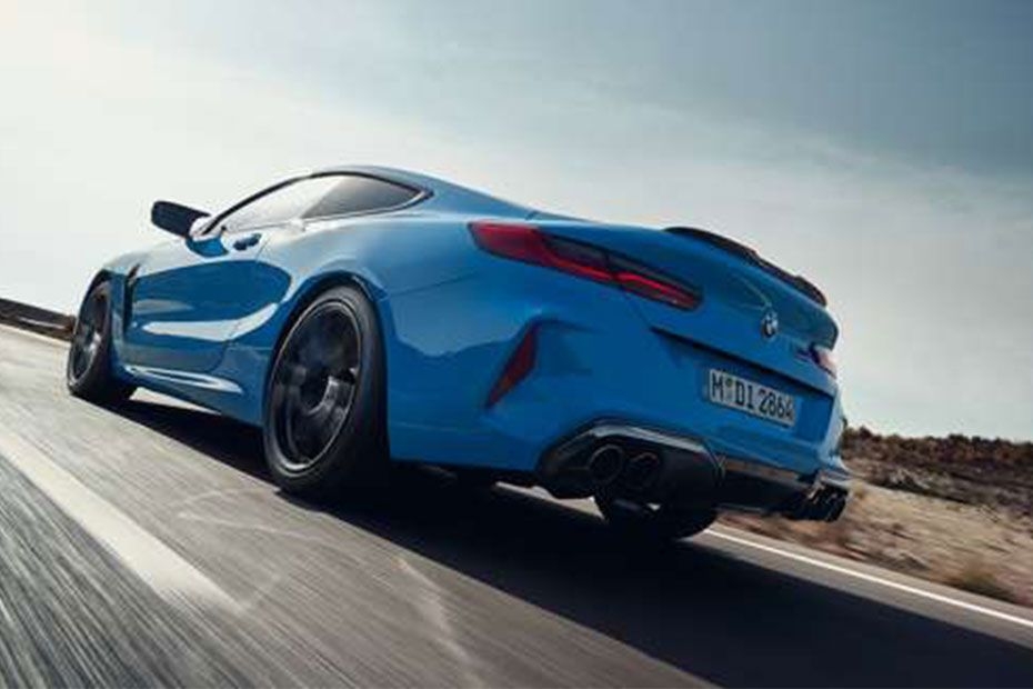 BMW M8 Left Rear Three Quarter