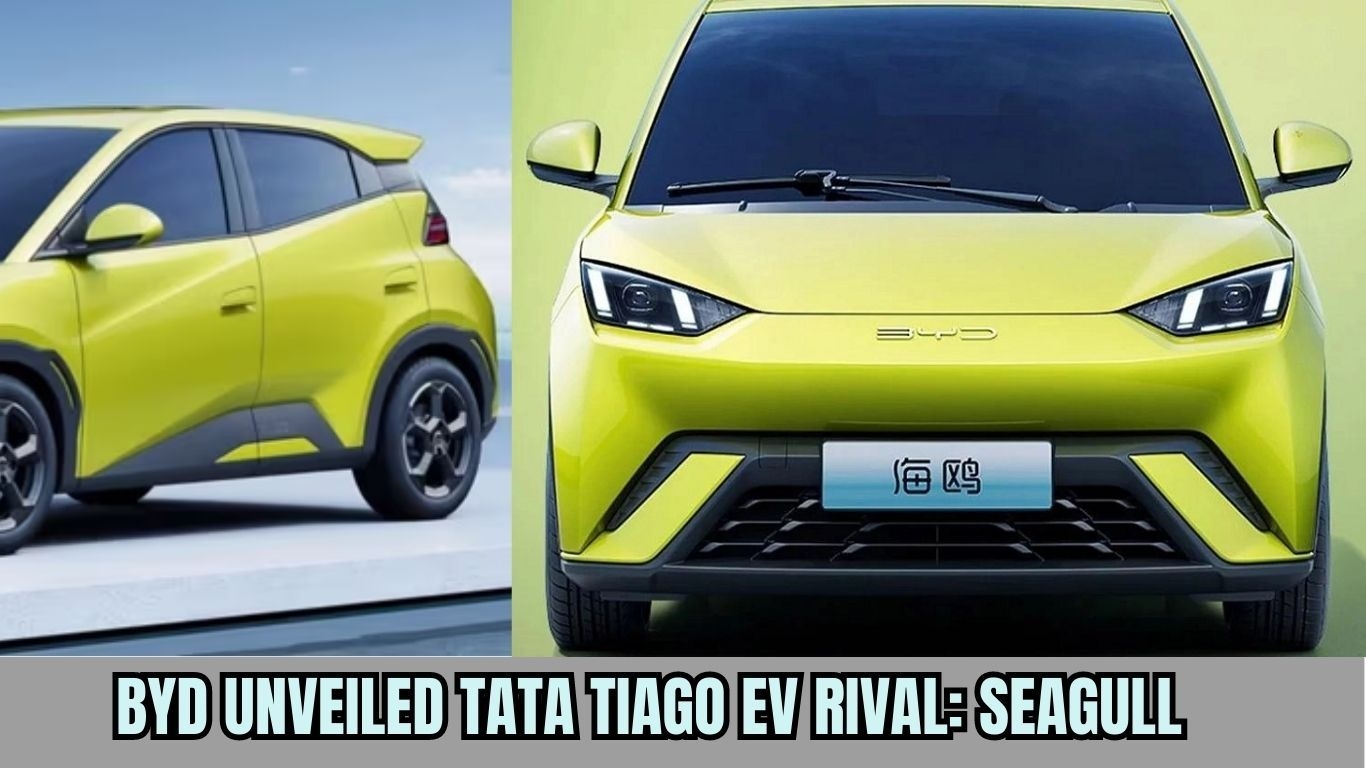 An electric hatchback with a 400-km range is unveiled by BYD