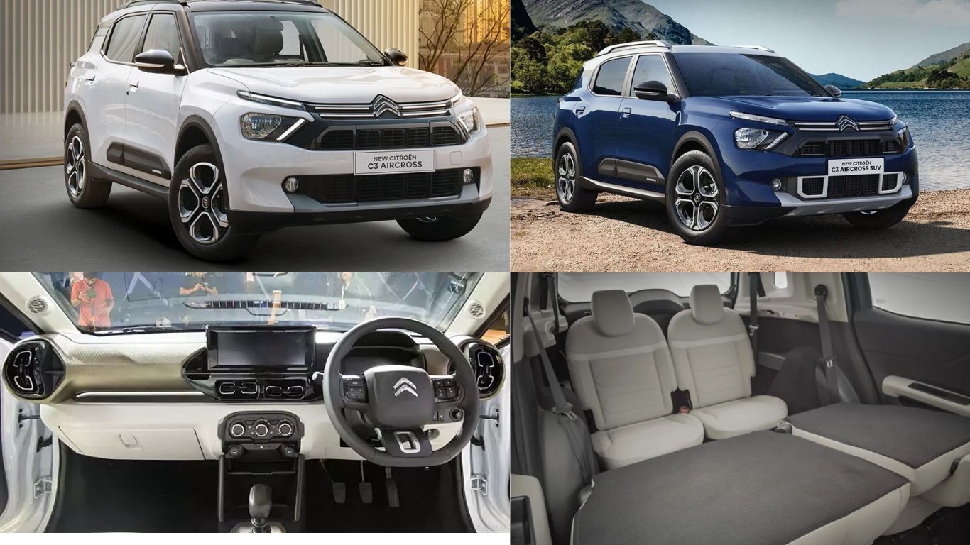 Citroen C3 Aircross के सभी वेरिएंट्स की कीमत और स्पेसिफिकेशन की जानकारी