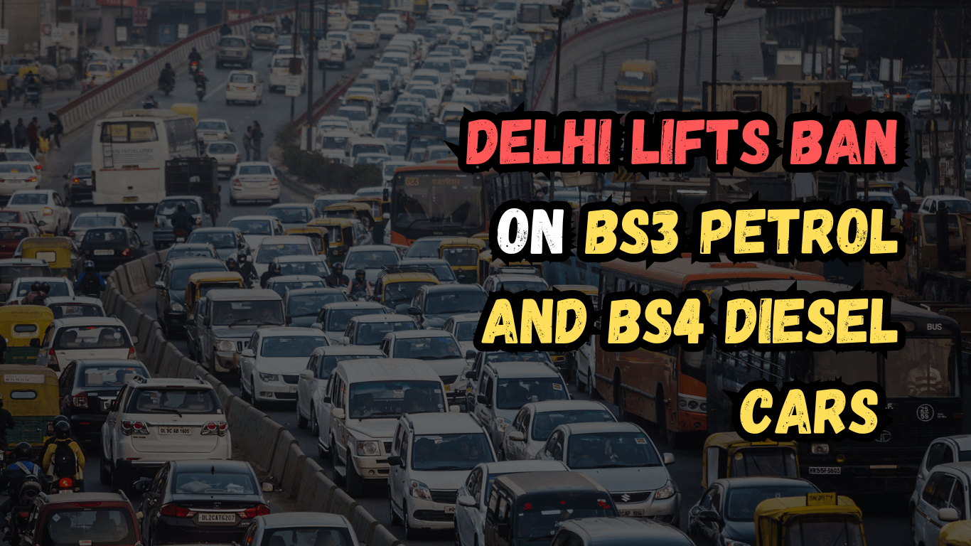 वायु गुणवत्ता में सुधार के कारण दिल्ली ने पुराने वाहनों पर प्रतिबंध हटा दिया