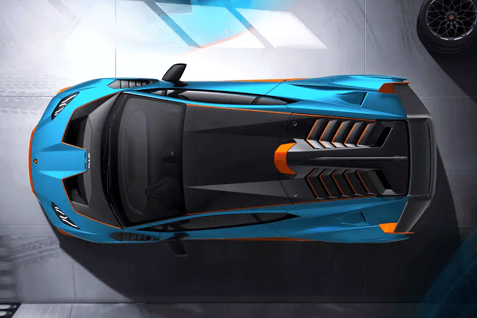 lamborghini Huracan EVO top view