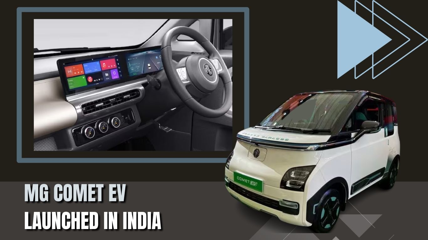 MG Motor India ने Comet EV को 7.98 लाख रुपये की कीमत पर लॉन्च किया | स्पेसिफिकेशन और फीचर्स