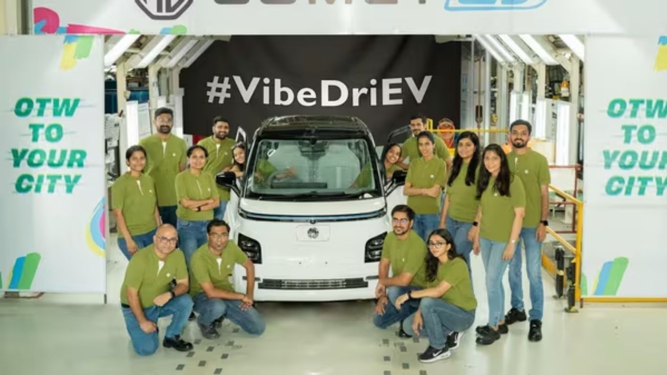 MG Motor Comet EV के उत्पादन के साथ भारत में EV दौड़ में शामिल हो गया