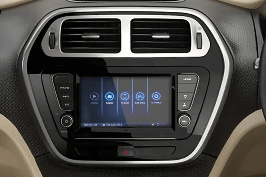 Mahindra Bolero Neo Infotainment System Main Menu