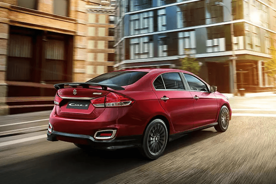 Maruti ciaz rear right side view