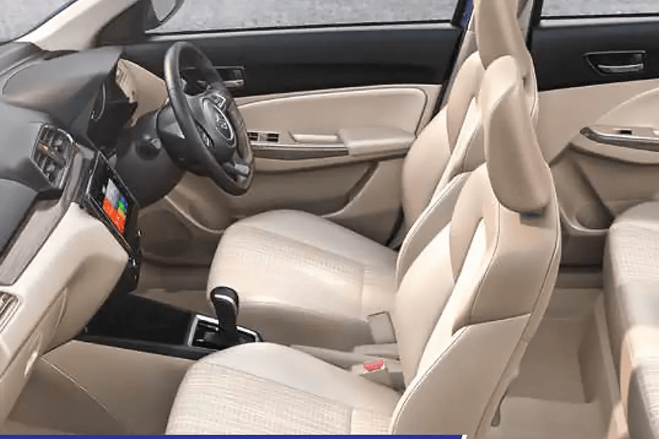 Maruti Dzire front seat