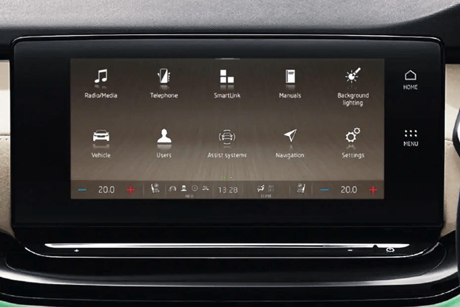 Skoda Octavia Infotainment System Main Menu