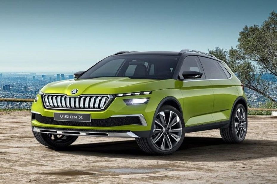Skoda Vision X Left Side Front View