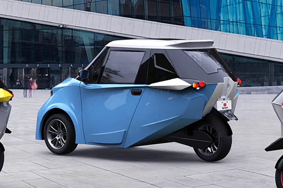 Storm Motors R3 rear left side view