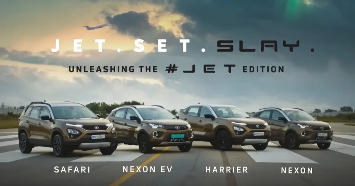 Tata Jet Edition लॉन्च: Nexon ICE, Nexon EV, Harrier, Safari Updated