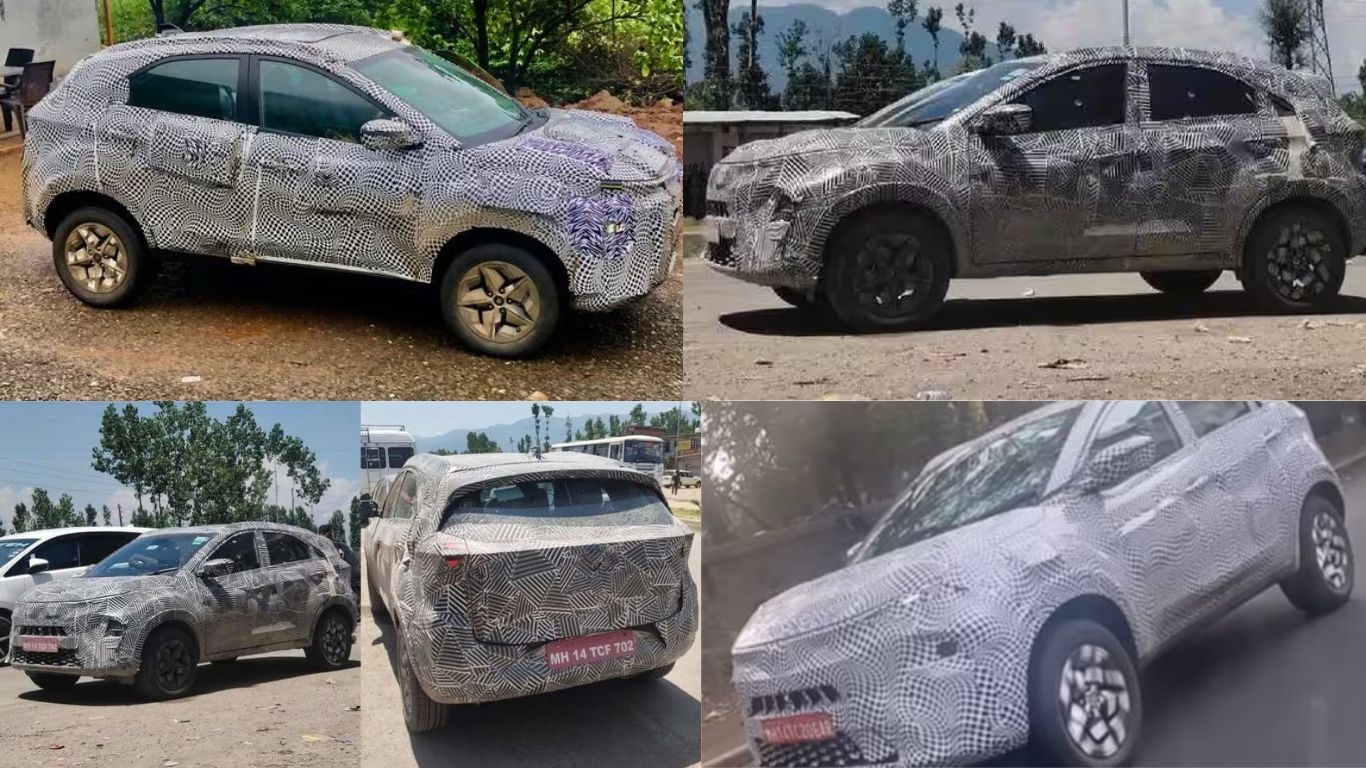 2023 टाटा नेक्सन फेसलिफ्ट वेरिएंट्स फोटो देखें | स्पाई शॉट्स