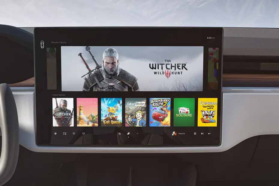 Tesla Model X Infotainment System