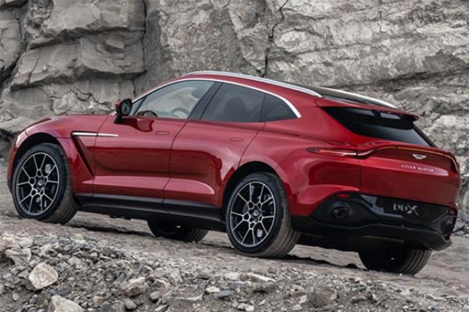 Aston Martin DBX rear left view