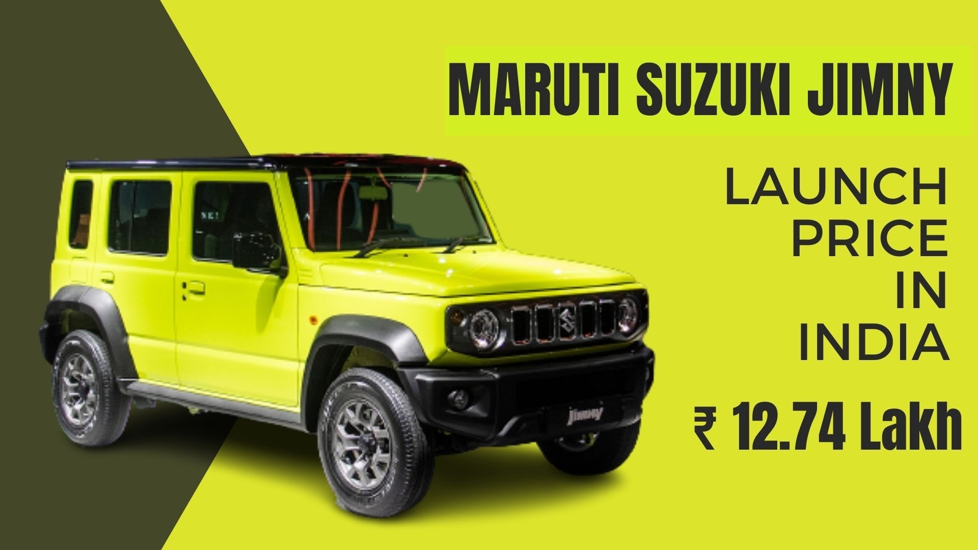Maruti Suzuki ने भारत में Jimny SUV पेश की — कीमत, स्पेसिफिकेशन, फीचर्स और बहुत कुछ जानिए
