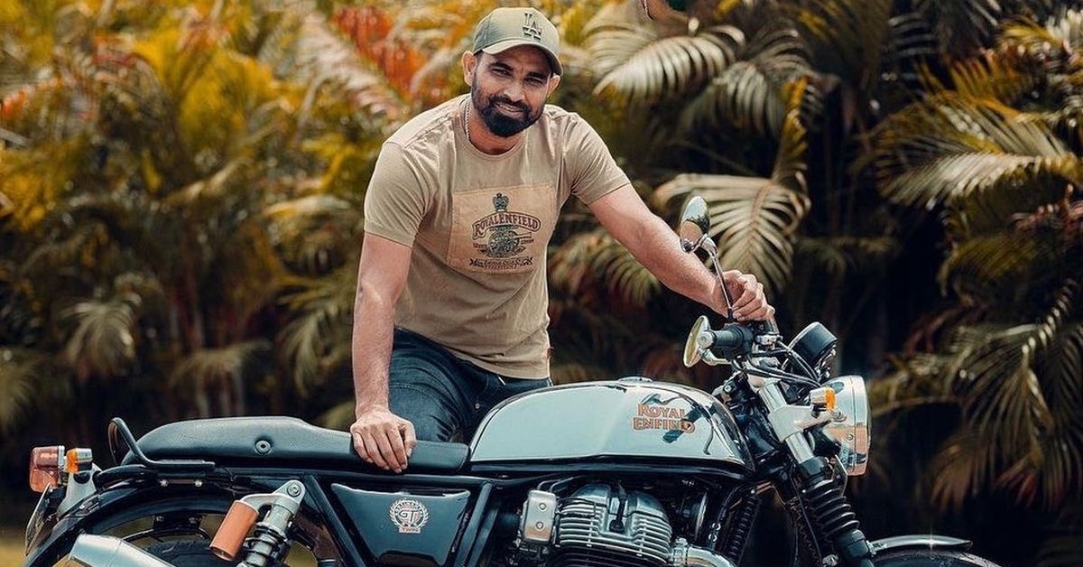 मोहम्मद शमी ने खरीदी रॉयल एनफील्ड की कॉन्टिनेंटल GT650: कैफे रेसर के साथ पेसर पोज