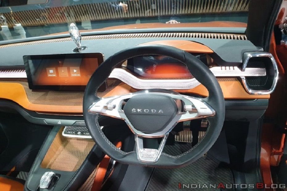 Skoda Vision IN Steering Wheel