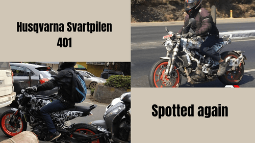 Husqvarna's Next-Gen Svartpilen 401 Spotted During Road Testing in India.