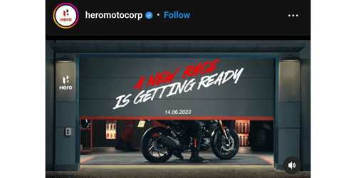 All new 2023 Hero Xtreme 160R. Now more Sportier than ever. 