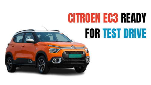 Citroen eC3 अब लॉन्च से पहले टेस्ट ड्राइव के लिए उपलब्ध है
