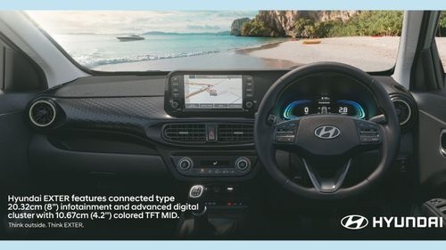 Inside the Hyundai Exter: Official Cabin Reveal Sets the Stage for an Exciting Launch