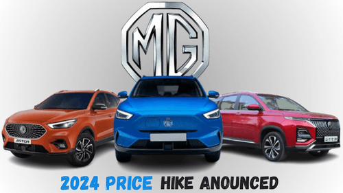 MG Motor ने 2024 मूल्य वृद्धि की घोषणा की — आपको क्या जानना चाहिए
