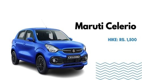 Maruti Suzuki ने बेस्टसेलिंग कारों की कीमतों में बढ़ोतरी की घोषणा की: स्विफ्ट, डिजायर, सेलेरियो, और बहुत कुछ
