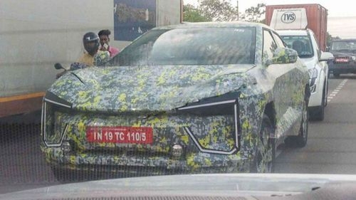 Mahindra's Latest Coupe SUV Spotted Testing - Is it the Highly Anticipated XUV500 or BE.05 EV?