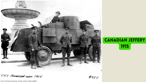 Jeffery Armoured Car- Was The Vehicle Fit to Fight the Formidable Germans?