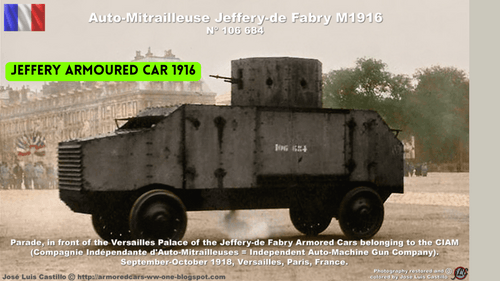 Jeffery Armoured Car- Was The Vehicle Fit to Fight the Formidable Germans?