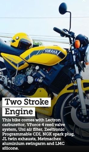 MS Dhoni बाइक कलेक्शन को एक नई संशोधित Yamaha RD350 विंटेज मोटरसाइकिल मिलती है