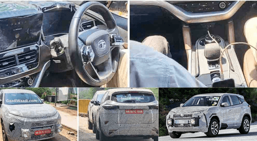 Tata Harrier Facelift Spied – Gets similar interior as Safari Facelift