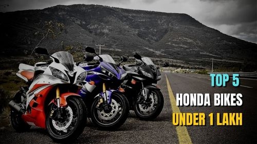 भारत में 1 लाख से कम कीमत की टॉप 5 Honda बाइक्स