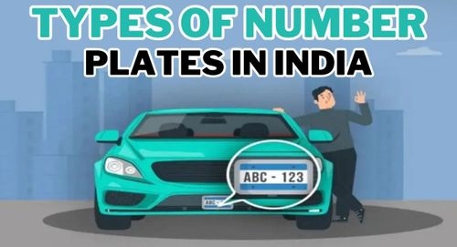 भारत में नंबर प्लेट के प्रकार
