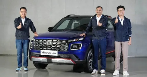 Hyundai Venue N-Line भारत में हुई लॉन्च; रुपये की कीमत 12.16 लाख
