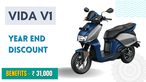 हीरो मोटोकॉर्प के Vida V1 ई-स्कूटर में ₹31,000 तक के साल के अंत में मिलने वाले लाभ मिलते हैं