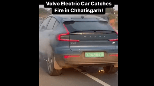 Survivor's Story: Volvo C40 Recharge Electric Owner Escapes safely from Fire