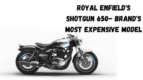 Royal Enfield की Shotgun 650 ब्रांड के सबसे महंगे मॉडल के रूप में 650cc रेंज में शामिल होगी