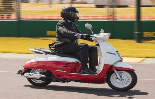 Mahindra Peugeot 125cc Scooter Spied Testing its Prototype