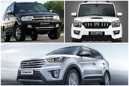 भारत में सबसे अच्छी इस्तेमाल की जाने वाली SUV कारें