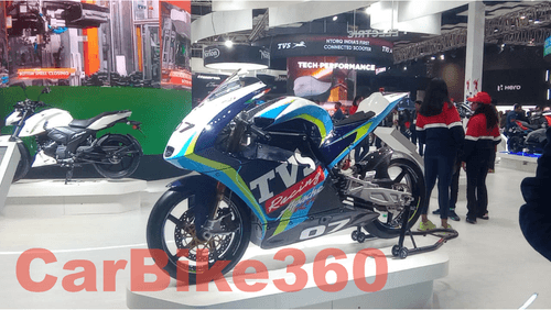 TVS Racing Electric Unveiled at Bharat Mobility Expo 2024| Know Details