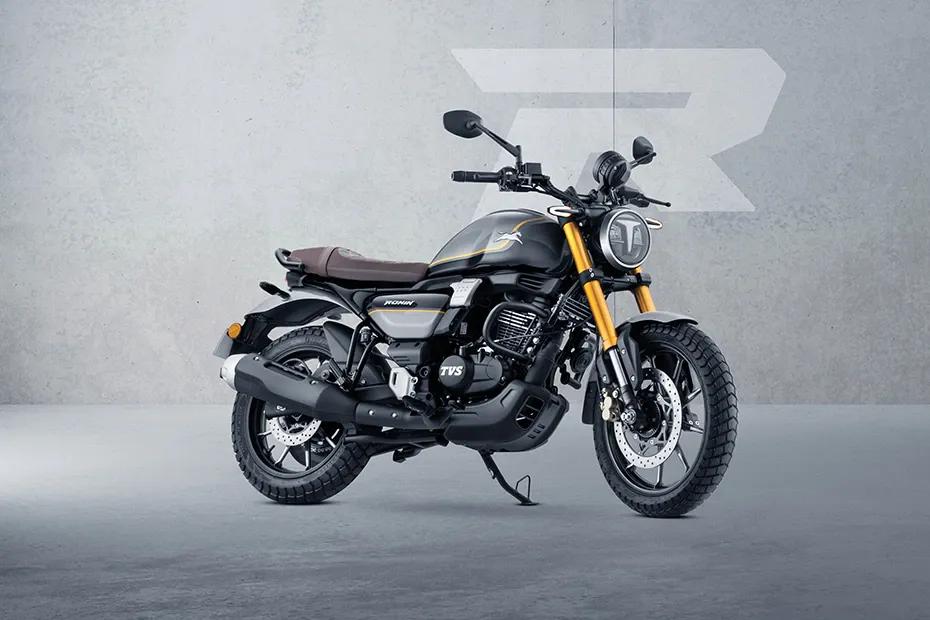 Tvs ronin right front three quarter