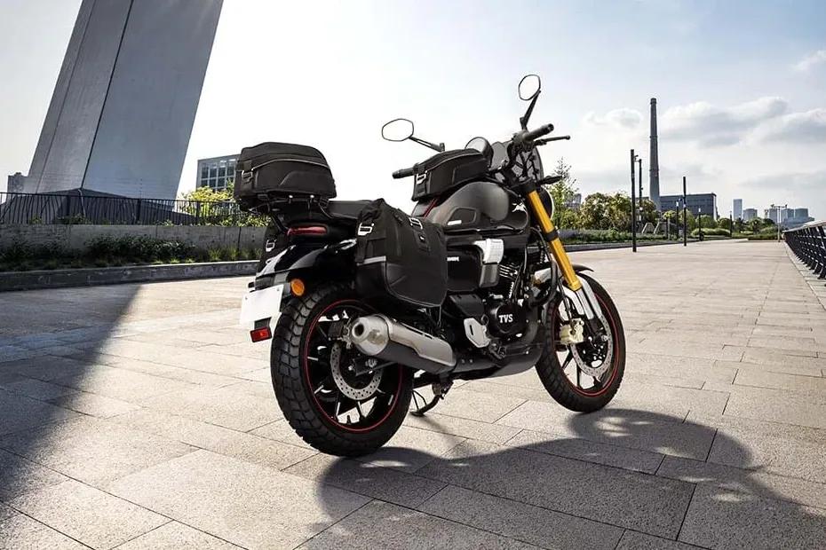 Tvs ronin right rear three quarter