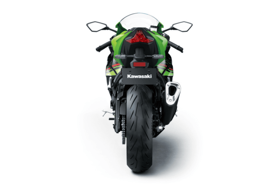 Kawasaki ninja zx 6r rear view